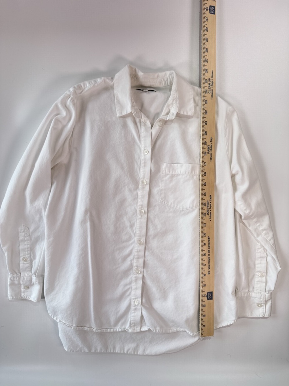 Madewell Women Central Shirt White Cotton Modal Button Up S - Picture 11 of 12